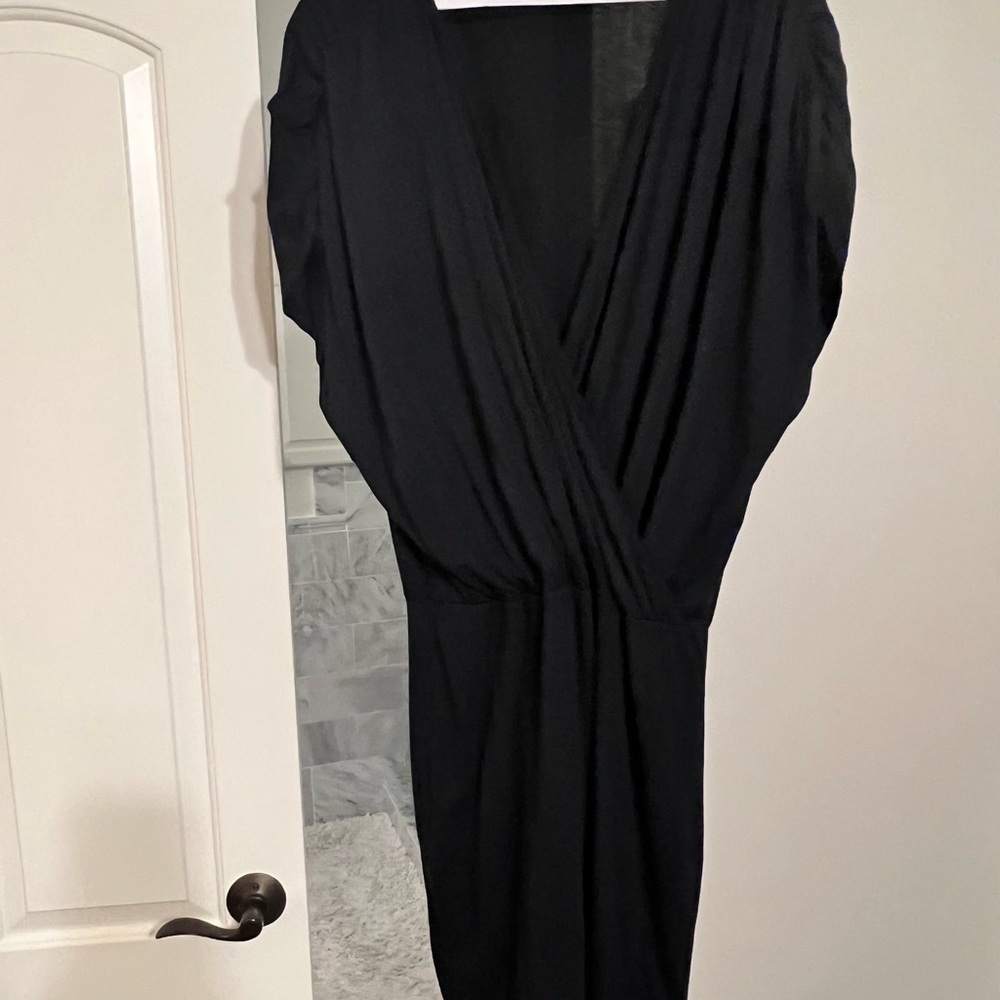 Bobi Casual black mini skirt dress, size medium - Picture 2 of 6